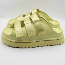 UGG Golden Glow Slide Sandal Platform Lemon Comfort Adjust Lightweight NEW sz 8