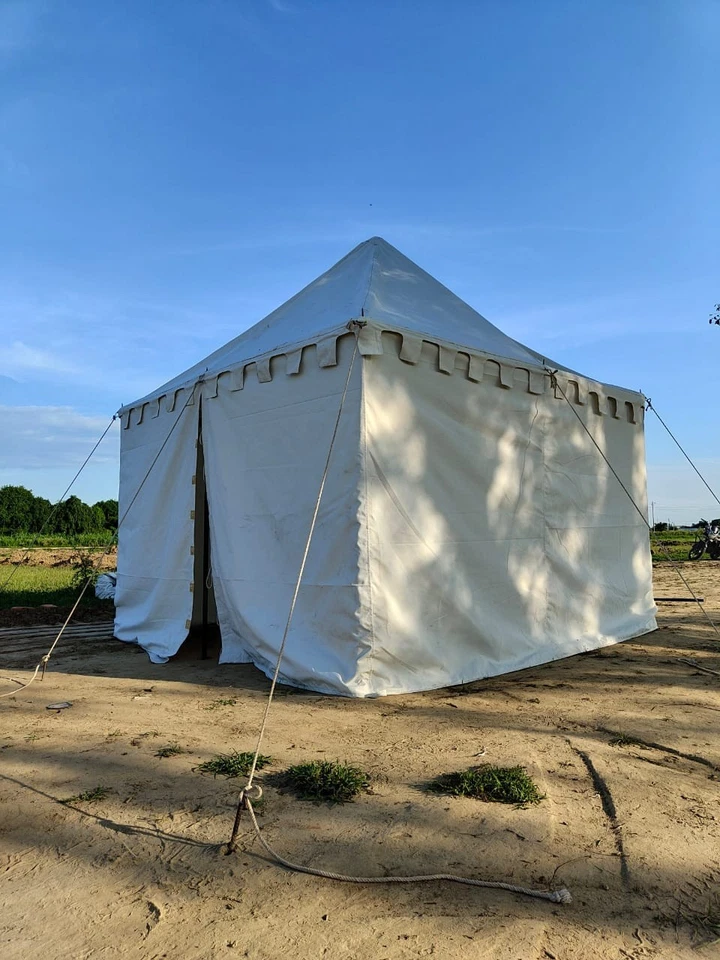 VENTA DE FIN DE SEMANA Tienda histórica medieval para acampar Larp y tienda de recreación Foto 4 de 4