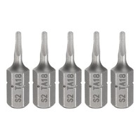 "5Pcs Magnetische Dreiecks-Schraubendreher-Bit FüR TA18 1/4\" Sechskant 25Mm"