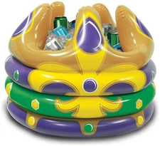 Inflatable Crown Cooler of Size 24" W x 18" H for Halloween - Beistle