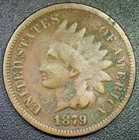 VG Det. 1879 1C Indian Head Cent