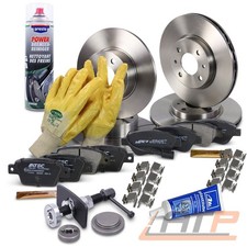 BREMSSCHEIBEN +BREMSBELÄGE BREMSKLÖTZE VORNE + HINTEN FÜR FIAT STILO MULTI-WAGON