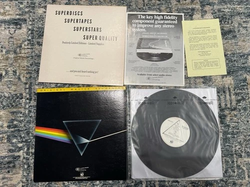 Pink Floyd Dark Side of the Moon MFSL LP NM TOP COPY W/ INSERTS mobile fidelity