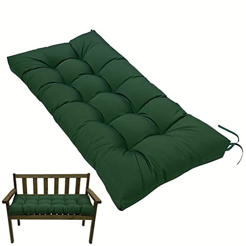 Waterproof Indoor/Outdoor Bench Cushion, Swing Cushion, Thicken Patio Green - Picture 2 of 8