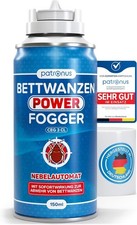 Patronus Bettwanzen Power Fogger 1x150ml &ndash; Sofortwirkung, F&uuml;r Verstecke, Deutsch