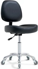 Vanity Rolling Chair Esthetician Shop Stool with Wheels,Ergonomic Lash Armless O