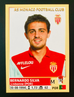 2014-15 Panini Foot France # 283 Bernardo Silva AS Monaco Rookie sticker