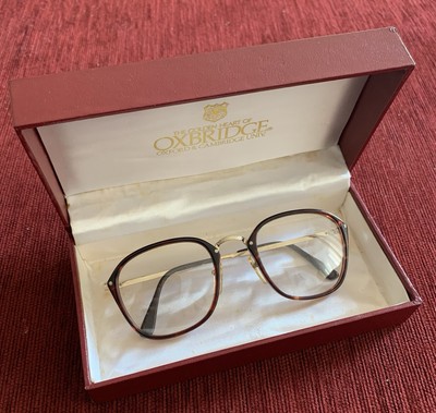 OXBRIDGE Oxford/Cambridge Brille, Glases, neu/new Vintage,  orig. Etui