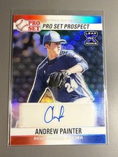 2021 Leaf Pro Set Metal Andrew Painter Red White Blue  Refractor AUTO 4/6