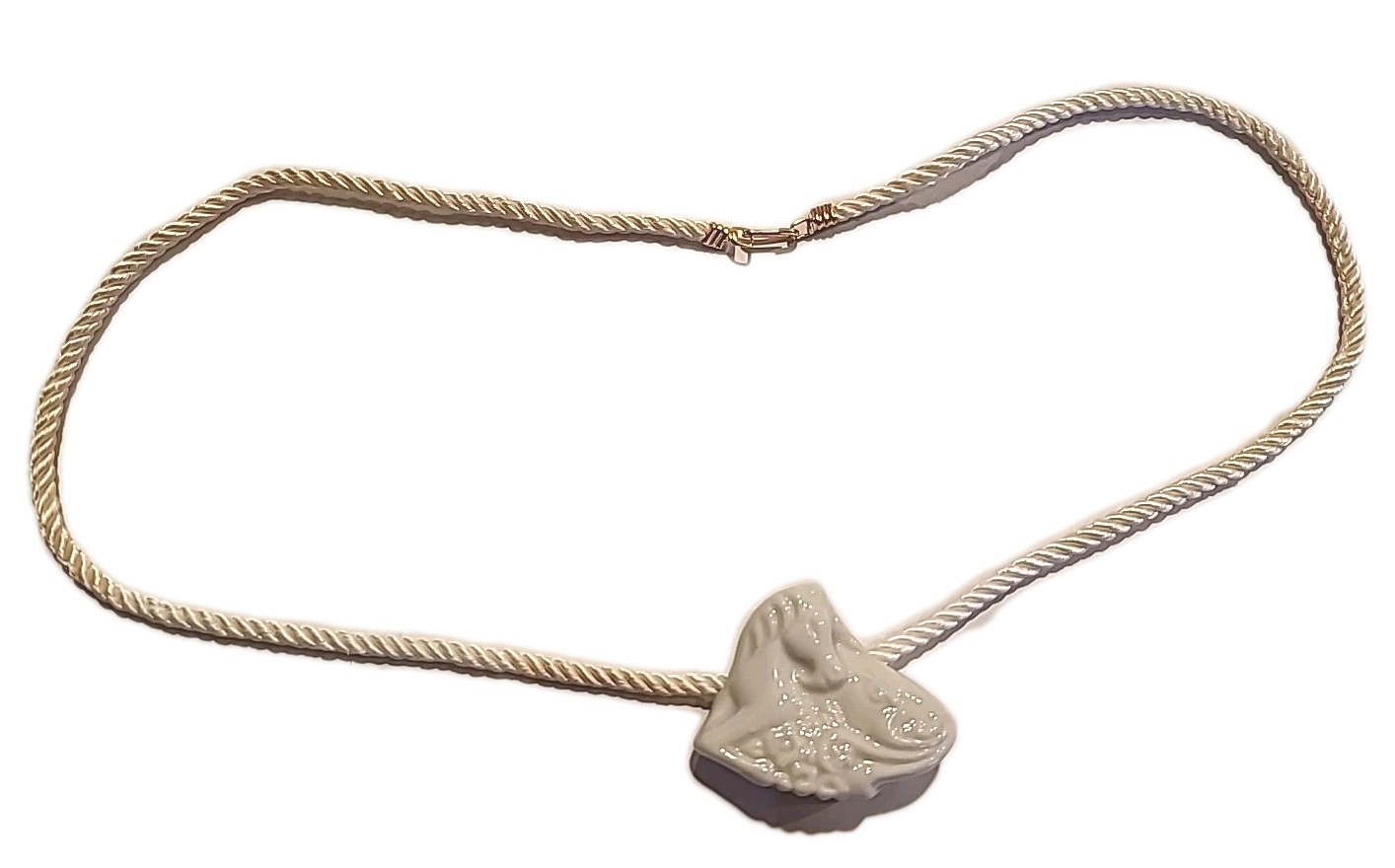 Unicorn Ceramic Scent Diffuser Necklace Vintage P… - image 3