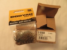 Booyah Baby Boo Bass Jigs, 3D Green Pumpkin, 3/16 And 5/16 Oz. 12 Total! #6797