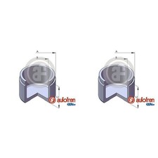 2X AUTOFREN 45mm KOLBEN BREMSSATTEL VORNE passend für MERCEDES C-KLASSE CLS E-KL