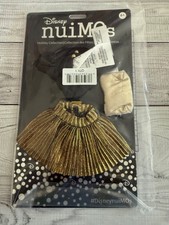 Disney Nuimos Clothing Outfit Holiday Collection Gold Skirt Lot NEW