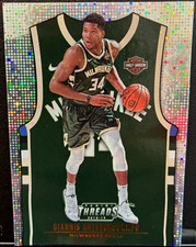 2018-19 Panini Threads - Icon Jersey SP Dazzle #180 Giannis Antetokounmpo