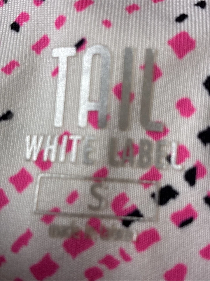 Pulôver feminino cauda etiqueta branca 1/4 zíper S colorido golfe pickleball corrida - Imagem 3 de 4