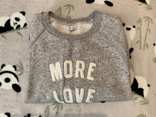Old Navy Women Medium Gray Crewneck Pullover Sweatshirt Heather Grey
