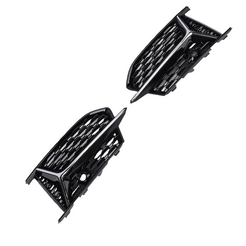 Fog Lamp Bezel Grill 4K0807151A ABS Front Bumper Fog Light Grille Replacement - Picture 5 of 12