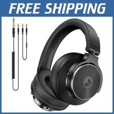 Over Ear Wired Headphones for Mixing - Black