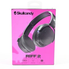 Skullcandy Riff 2 Wireless Bluetooth Headphones - Multiplatform True Black - New