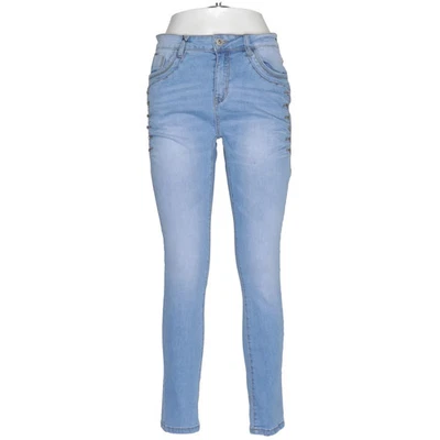 Chic London, Jeans, Größe: 38, Blau, Baumwolle/Elasthan/Polyester/Viskose #0Gu - Bild 1 von 4