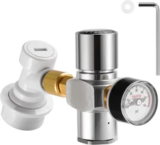 Hold Stable Pressure 0-60 PSI Mini Keg Regulator, No Leaking Portable Cornelius 