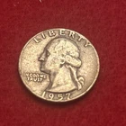 1957-D Washington Silver Quarter Circulated 90% Silver Denver Mint Mark #101