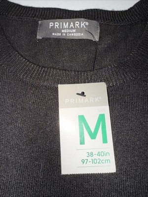 Primark Women Black Pullover Sweater Size Medium New NWT Soft