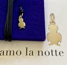 Dodo Pomellato Collana Ciondolo Gufo Gufetto Oro Giallo 18kt 750 Raro Collezione