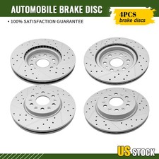 Front And Rear Disc Brake Rotors for Chevrolet Traverse GMC Acadia Buick Enclave