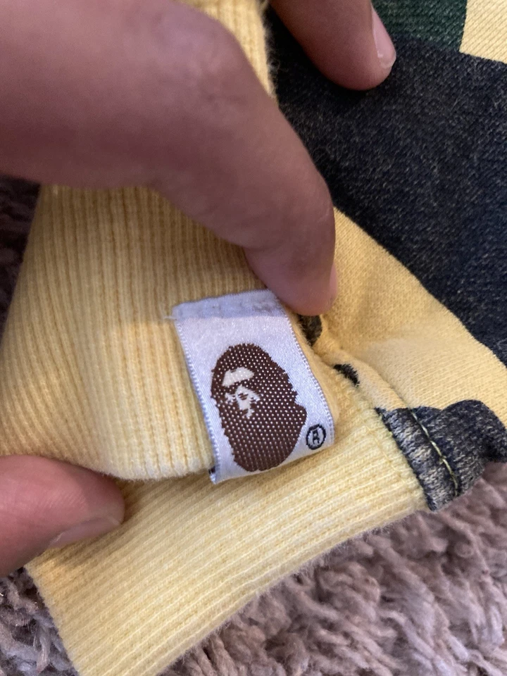 Подлинный камуфляжный жаккард A Bathing Ape Kids размер XL (18) уличная одежда - Изображение 4 из 4