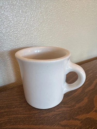 Vtg HLC USA HOMER LAUGHLIN CHINA Restaurant Ware Ivory Coffee Tea Mug Thick