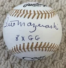 Bill Mazeroski Signed Gold Glove OML Baseball JSA Auto Pittsburgh Pirates 8x GG