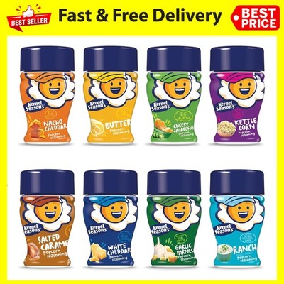Kernel Season's Popcorn Seasoning Variety Pack 8 Mini Shakers 0.9 Ounce