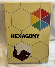 New VINTAGE 1980 HEXAGONY BOARD GAME by AVALON HILL Never