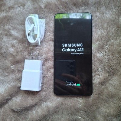 Samsung Galaxy A12 (SM-A125U) - 32GB - Black, OEM Accessories AT&T