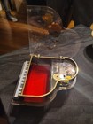 Vintage Sankyo Grand Piano Music Jewelry Box Wind Up Japan Clear w Gold Notes — photo 4