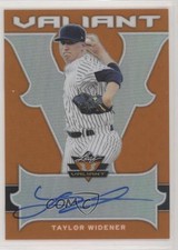 2018 Leaf Valiant Orange 33/35 Taylor Widener #BA-TW1 Auto 0f8