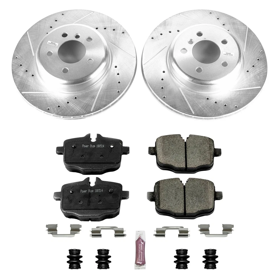 PowerStop K6037-26 Brake Kit For BMW 650i xDrive Gran Coupe 2018-2019 Rear Foto 2 de 4