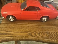Taiko Tin 1973 Ford Mustang Battery Operated Toy. Made In Japan, Untested