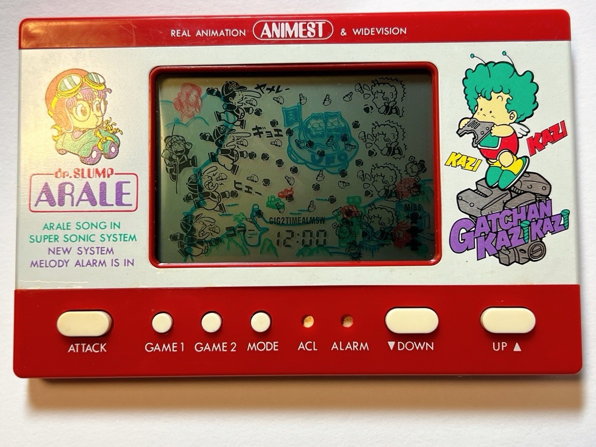 USED】Dr. SLUMP ARALE-CHAN GATCHAN KAZI KAZI GAME AND & WATCH LSI