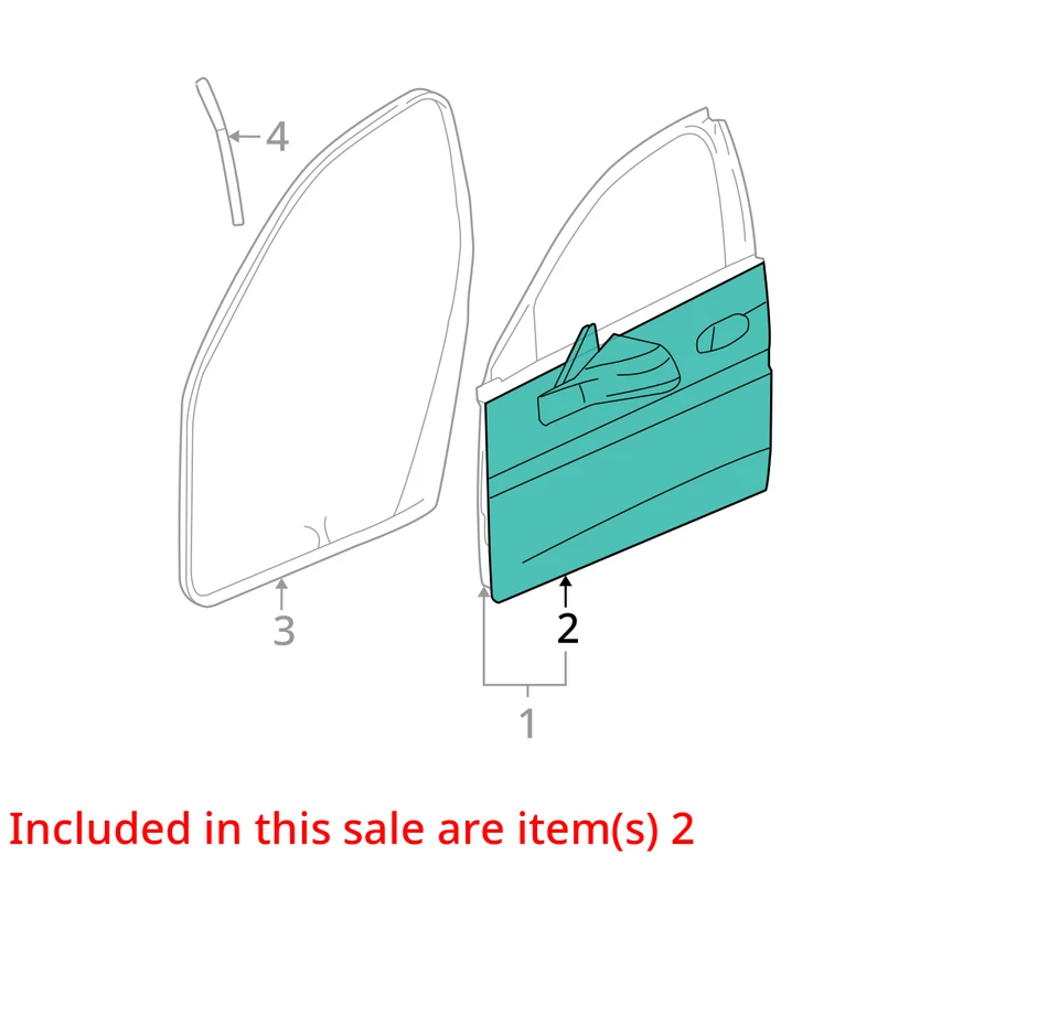SE ADAPTA A PANEL PONTIAC GRAND PRIX 2004-2008 ASM FRT S/D OTR (DERECHA) 88948634 - NUEVO OEM Foto 2 de 3