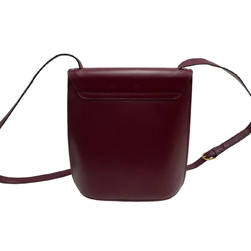 CELINE Shoulder Bag Box scarf wine-red 26952 - Picture 4 of 9