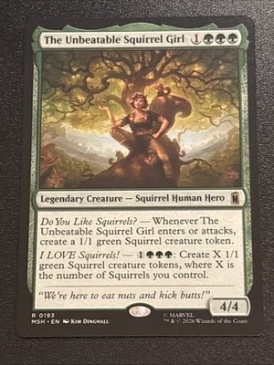 MTG Marvel Super Heroes The Unbeatable Squirrel Girl 0193 Rare