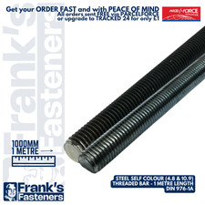 M4 M5 M6 M7 M8 M10 M12 M14 ● THREADED BAR 4.8 / 10.9 Self Colour Steel Studding