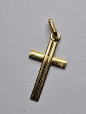 °°  MAGNIFIQUE  PENDENTIF CROIX  EN OR 18 CARATS  °°°
