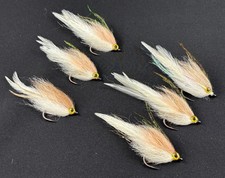Mini Baitfish Fly Pattern - Tan/White