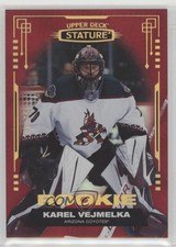 2021-22 Upper Deck Stature Rookies Red 44/75 Karel Vejmelka #130 14zh