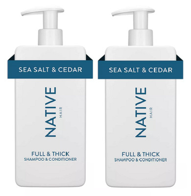Native Sea Salt & Cedar Full & Thick 2-in-1 2 Pack