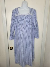 Earth Angels long sleeve fleece nightgown - XL - FREE SHIPPING