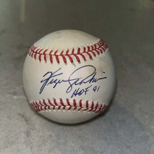 Fergie Jenkins Signed Rawlings Official MLB Baseball Autographed "HOF 91"